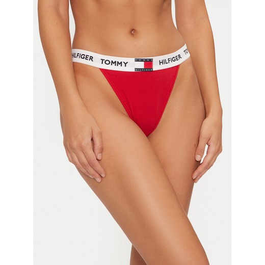 Tommy Hilfiger Figi klasyczne UW0UW05622 Czerwony ze sklepu MODIVO w kategorii Majtki damskie - zdjęcie 182616332