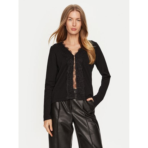 ARTIGLI Kardigan ACMA000388 Czarny Regular Fit ze sklepu MODIVO w kategorii Swetry damskie - zdjęcie 182616344