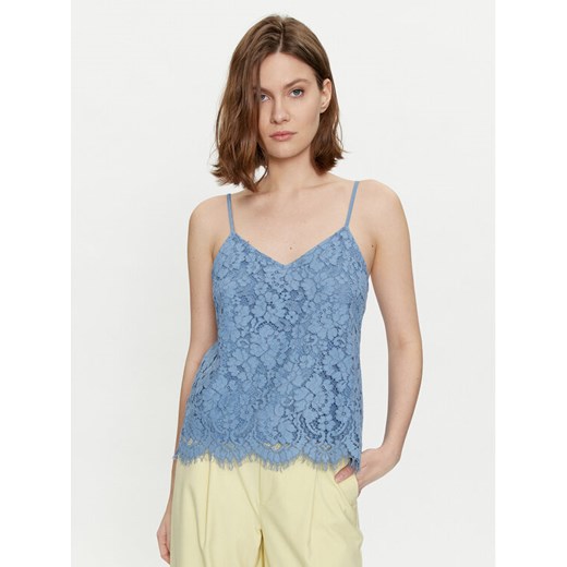 YAS Top Perla 26032812 Niebieski Regular Fit ze sklepu MODIVO w kategorii Bluzki damskie - zdjęcie 182616381