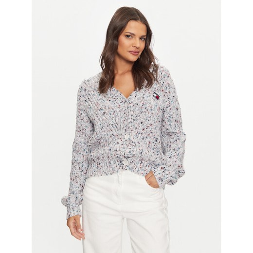 Tommy Jeans Kardigan Marled DW0DW18672 Kolorowy Regular Fit Tommy Jeans M MODIVO