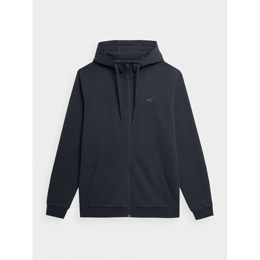 4F Bluza 4FAW23TSWSM695 Niebieski Regular Fit ze sklepu MODIVO w kategorii Bluzy męskie - zdjęcie 182616450