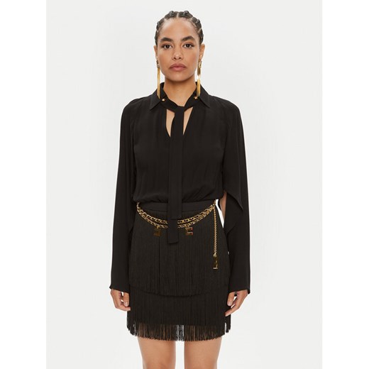 Elisabetta Franchi Sukienka koktajlowa AB-654-46E2-5469 Czarny Regular Fit ze sklepu MODIVO w kategorii Sukienki - zdjęcie 182616503
