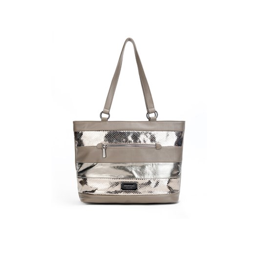 Monnari Torebka TORIMP0-24J-BAG4800-KM15D000-R00 Beżowy ze sklepu MODIVO w kategorii Torby Shopper bag - zdjęcie 182616510
