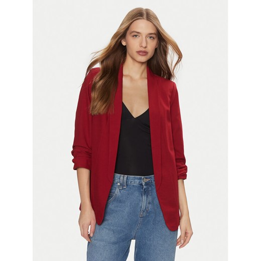 Pieces Marynarka Bosella 17090996 Czerwony Regular Fit ze sklepu MODIVO w kategorii Marynarki damskie - zdjęcie 182616614