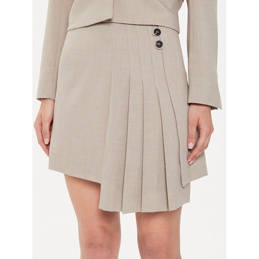 Karen by Simonsen Spódnica trapezowa Nina 10104824 Szary Regular Fit ze sklepu MODIVO w kategorii Spódnice - zdjęcie 182616704