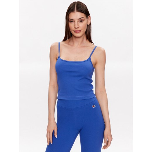 Champion Top 116069 Niebieski Regular Fit ze sklepu MODIVO w kategorii Bluzki damskie - zdjęcie 182616743