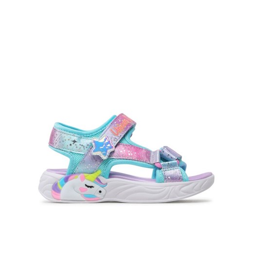 Skechers Sandały Majestic Bliss 302682L/PRMT Kolorowy ze sklepu MODIVO w kategorii Sandały dziecięce - zdjęcie 182616803