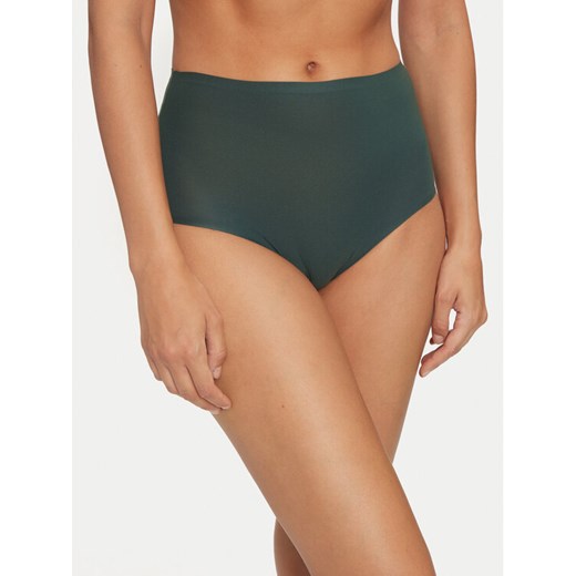 Chantelle Figi klasyczne z wysokim stanem Soft Stretch C26470 Zielony ze sklepu MODIVO w kategorii Majtki damskie - zdjęcie 182616812