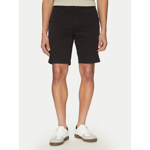 BOSS Szorty materiałowe 50536723 Czarny Slim Fit ze sklepu MODIVO w kategorii Spodenki męskie - zdjęcie 182616852