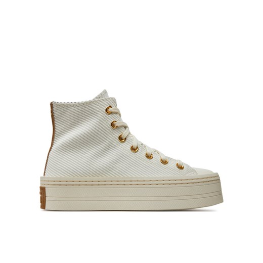 Converse Trampki Chuck Taylor All Star Modern Lift Platform Corduroy A07204C Beżowy ze sklepu MODIVO w kategorii Trampki damskie - zdjęcie 182616860
