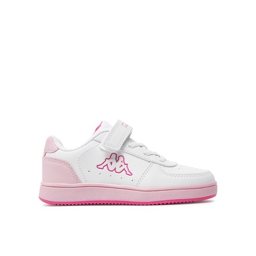 Kappa Sneakersy Logo Malone Ev Kid 36185LW Biały ze sklepu MODIVO w kategorii Buty sportowe dziecięce - zdjęcie 182616862