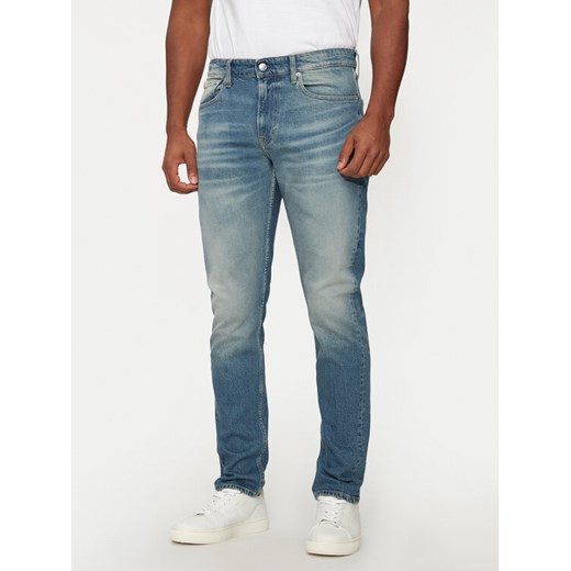 Calvin Klein Jeans Jeansy J30J326361 Niebieski Slim Fit ze sklepu MODIVO w kategorii Jeansy męskie - zdjęcie 182616873