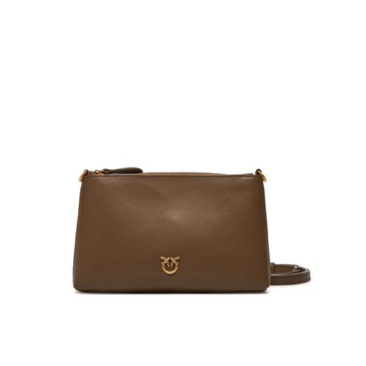 PINKO Torebka Flat Horizontal Mini PE 25 PCPL 104277 A0F1 Khaki ze sklepu MODIVO w kategorii Listonoszki - zdjęcie 182616922