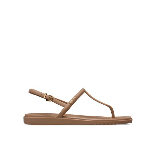 Crocs Sandały Miami Thong Flip 209793 Brązowy ze sklepu MODIVO w kategorii Sandały damskie - zdjęcie 182616972