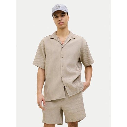 Jack&Jones Koszula Massimo 12269640 Beżowy Relaxed Fit ze sklepu MODIVO w kategorii Koszule męskie - zdjęcie 182616973