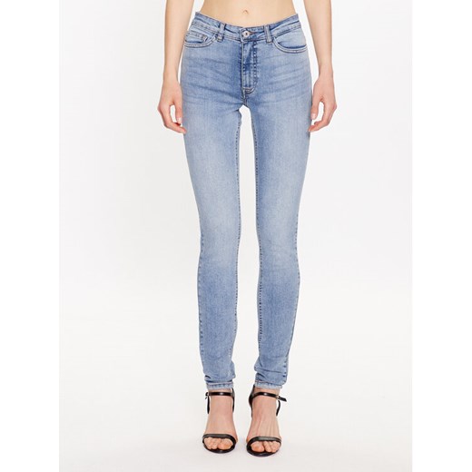 ICHI Jeansy 20110968 Niebieski Slim Fit ze sklepu MODIVO w kategorii Jeansy damskie - zdjęcie 182616990