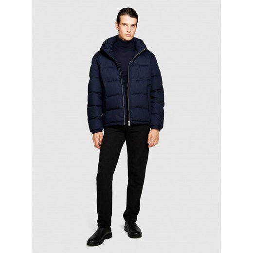 Sisley Kurtka puchowa 23VFSN02J Granatowy Regular Fit ze sklepu MODIVO w kategorii Kurtki męskie - zdjęcie 182617033