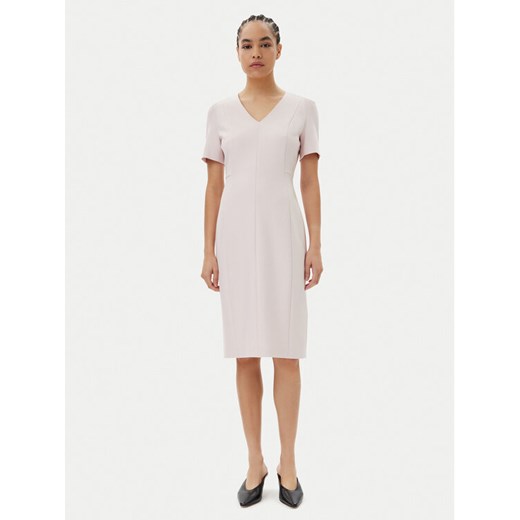 BOSS Sukienka codzienna Damaisa 50490044 Różowy Slim Fit ze sklepu MODIVO w kategorii Sukienki - zdjęcie 182617034
