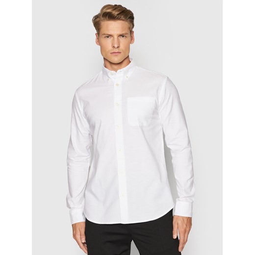 Selected Homme Koszula Rick 16077359 Biały Regular Fit ze sklepu MODIVO w kategorii Koszule męskie - zdjęcie 182617133