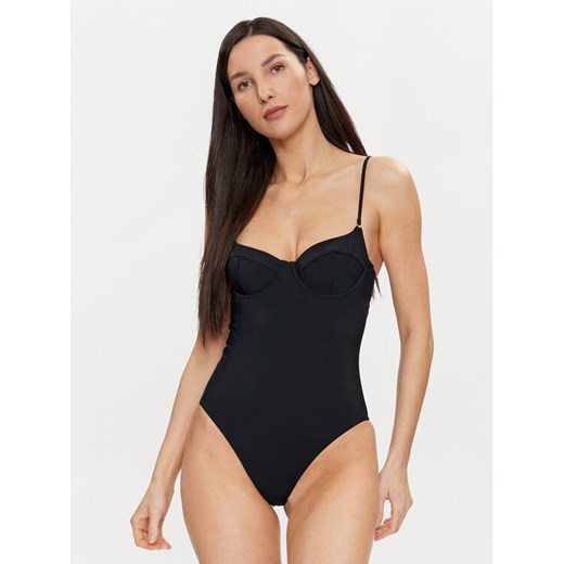 Calvin Klein Swimwear Strój kąpielowy KW0KW02386 Czarny ze sklepu MODIVO w kategorii Stroje kąpielowe - zdjęcie 182617190