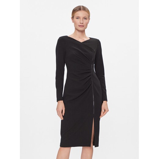 DKNY Sukienka koktajlowa DD3J1493 Czarny Regular Fit ze sklepu MODIVO w kategorii Sukienki - zdjęcie 182617221