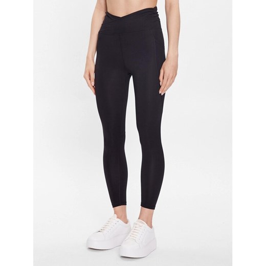 DKNY Sport Legginsy DP2P3052 Czarny Classic Fit ze sklepu MODIVO w kategorii Spodnie damskie - zdjęcie 182617223