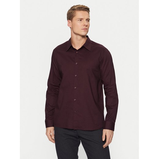 Only & Sons Koszula Pete 22033255 Bordowy Regular Fit ze sklepu MODIVO w kategorii Koszule męskie - zdjęcie 182617313