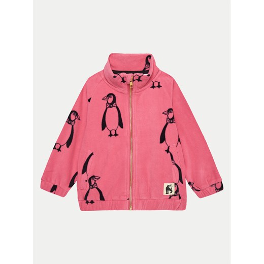 Mini Rodini Polar Penguin 1100009128 Różowy Regular Fit ze sklepu MODIVO w kategorii Bluzy dziewczęce - zdjęcie 182617314
