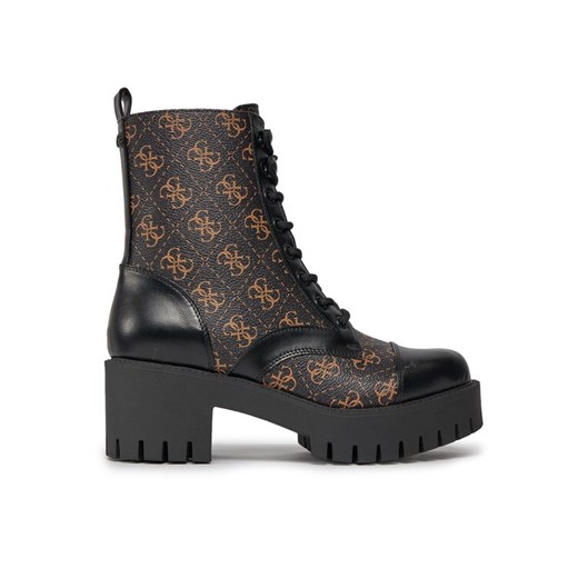 Guess Botki FL8WAP FAL10 Brązowy ze sklepu MODIVO w kategorii Workery damskie - zdjęcie 182617361