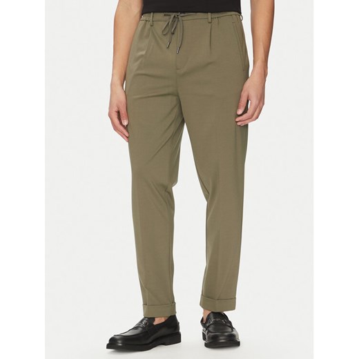 Liu Jo Spodnie materiałowe QA5080 J4776 80515 Zielony Regular Fit ze sklepu MODIVO w kategorii Spodnie męskie - zdjęcie 182617521