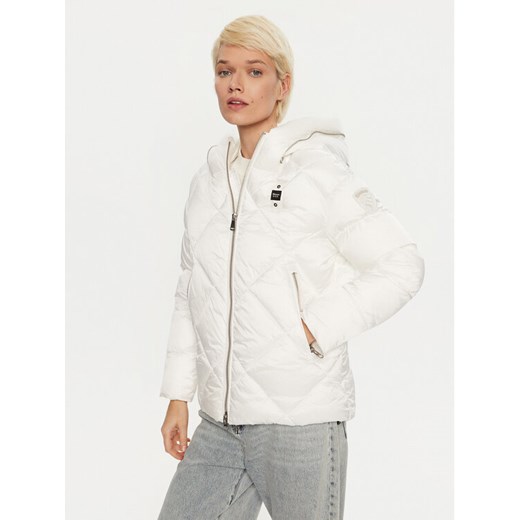 Blauer Kurtka puchowa 24WBLDC02273 Biały Regular Fit ze sklepu MODIVO w kategorii Kurtki damskie - zdjęcie 182617531