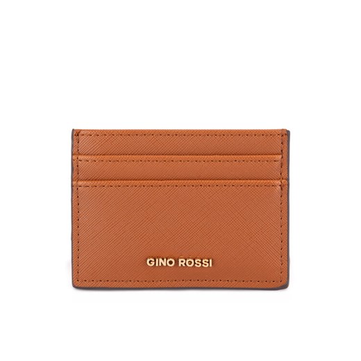 Gino Rossi Etui na karty kredytowe QYL0023 Brązowy ze sklepu MODIVO w kategorii Etui - zdjęcie 182617564