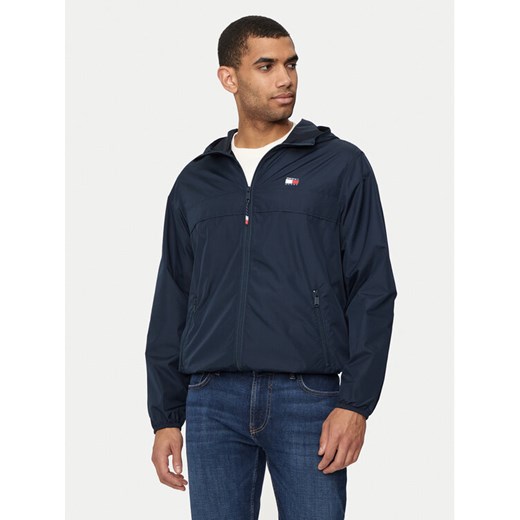 Tommy Jeans Wiatrówka Chicago DM0DM20204 Granatowy Regular Fit ze sklepu MODIVO w kategorii Kurtki męskie - zdjęcie 182617610