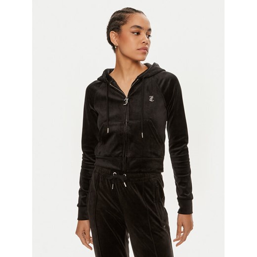 Juicy Couture Bluza Madison JCWA122001 Czarny Slim Fit ze sklepu MODIVO w kategorii Bluzy damskie - zdjęcie 182617652