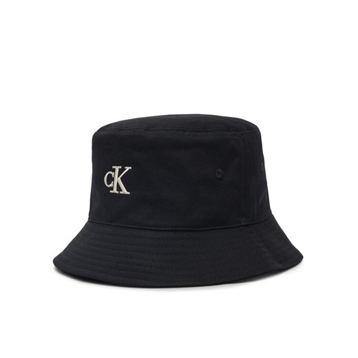 Calvin Klein Jeans Kapelusz Embroidered Monogram Bucket Hat LV04K5020G Czarny 00 MODIVO