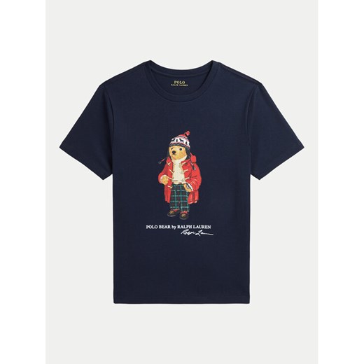 Polo Ralph Lauren T-Shirt 323853828038 Granatowy Regular Fit ze sklepu MODIVO w kategorii T-shirty chłopięce - zdjęcie 182617703