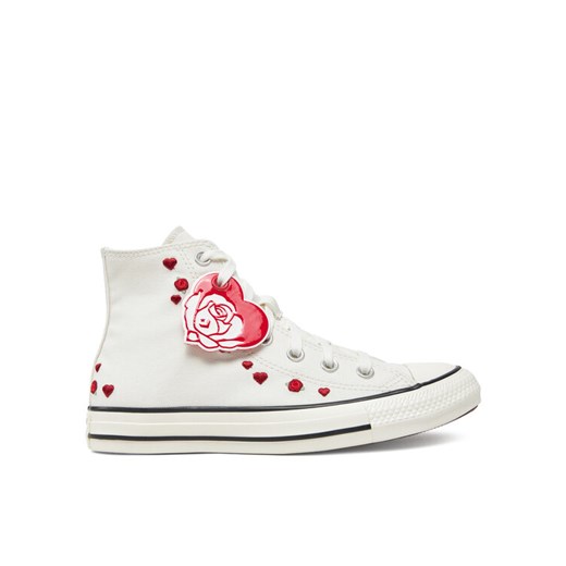 Converse Trampki Chuck Taylor All Star Roses A13650C Biały ze sklepu MODIVO w kategorii Trampki damskie - zdjęcie 182617831