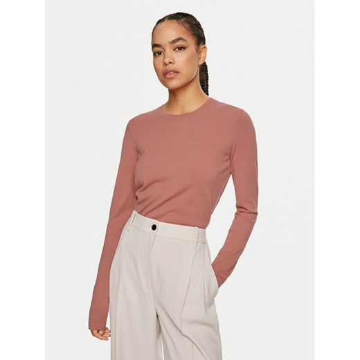 Calvin Klein Sweter K20K207681 Pomarańczowy Regular Fit ze sklepu MODIVO w kategorii Swetry damskie - zdjęcie 182617851