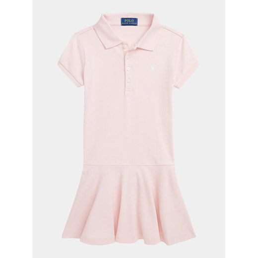 Polo Ralph Lauren Sukienka codzienna 312698754082 Różowy Regular Fit ze sklepu MODIVO w kategorii Sukienki dziewczęce - zdjęcie 182617920