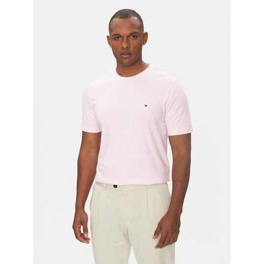 Tommy Hilfiger T-Shirt Ess Seasonal MW0MW39995 Różowy Regular Fit ze sklepu MODIVO w kategorii T-shirty męskie - zdjęcie 182617981