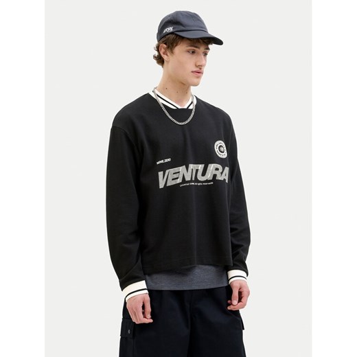 Jack&Jones Bluza Horizon 12278566 Czarny Oversize ze sklepu MODIVO w kategorii Bluzy męskie - zdjęcie 182617982