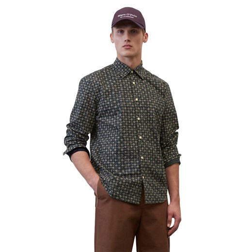 Marc O'Polo Koszula 322725042090 Granatowy Regular Fit ze sklepu MODIVO w kategorii Koszule męskie - zdjęcie 182618023