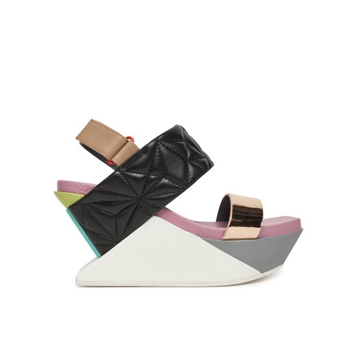 United Nude Sandały Delta Wedge Puffy 10902886188 Kolorowy ze sklepu MODIVO w kategorii Sandały damskie - zdjęcie 182618081