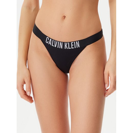 Calvin Klein Swimwear Dół od bikini KW0KW02857 Czarny ze sklepu MODIVO w kategorii Stroje kąpielowe - zdjęcie 182618110