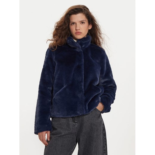 ONLY Futro Newvida 15295423 Granatowy Regular Fit ze sklepu MODIVO w kategorii Futra damskie - zdjęcie 182618132