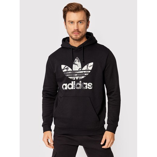 adidas Bluza Camo Series Infill HK2803 Czarny Regular Fit ze sklepu MODIVO w kategorii Bluzy męskie - zdjęcie 182618170