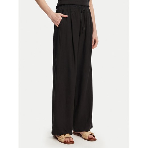 Marella Spodnie materiałowe Fred 2513131085 Czarny Wide Leg ze sklepu MODIVO w kategorii Spodnie damskie - zdjęcie 182618202