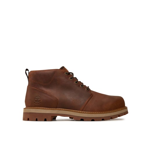 Timberland Trzewiki BRITTON ROAD MID CHUKKA WP TB0A69TWEM61 Brązowy ze sklepu MODIVO w kategorii Buty zimowe męskie - zdjęcie 182618213