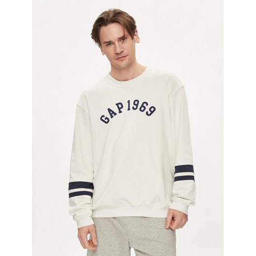 Gap Bluza 664496-00 Écru Regular Fit ze sklepu MODIVO w kategorii Bluzy męskie - zdjęcie 182618240
