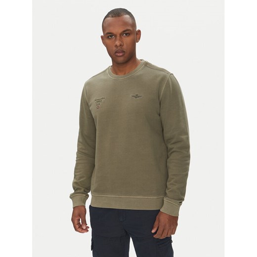 Aeronautica Militare Bluza 251FE1991F583 Khaki Regular Fit ze sklepu MODIVO w kategorii Bluzy męskie - zdjęcie 182618343